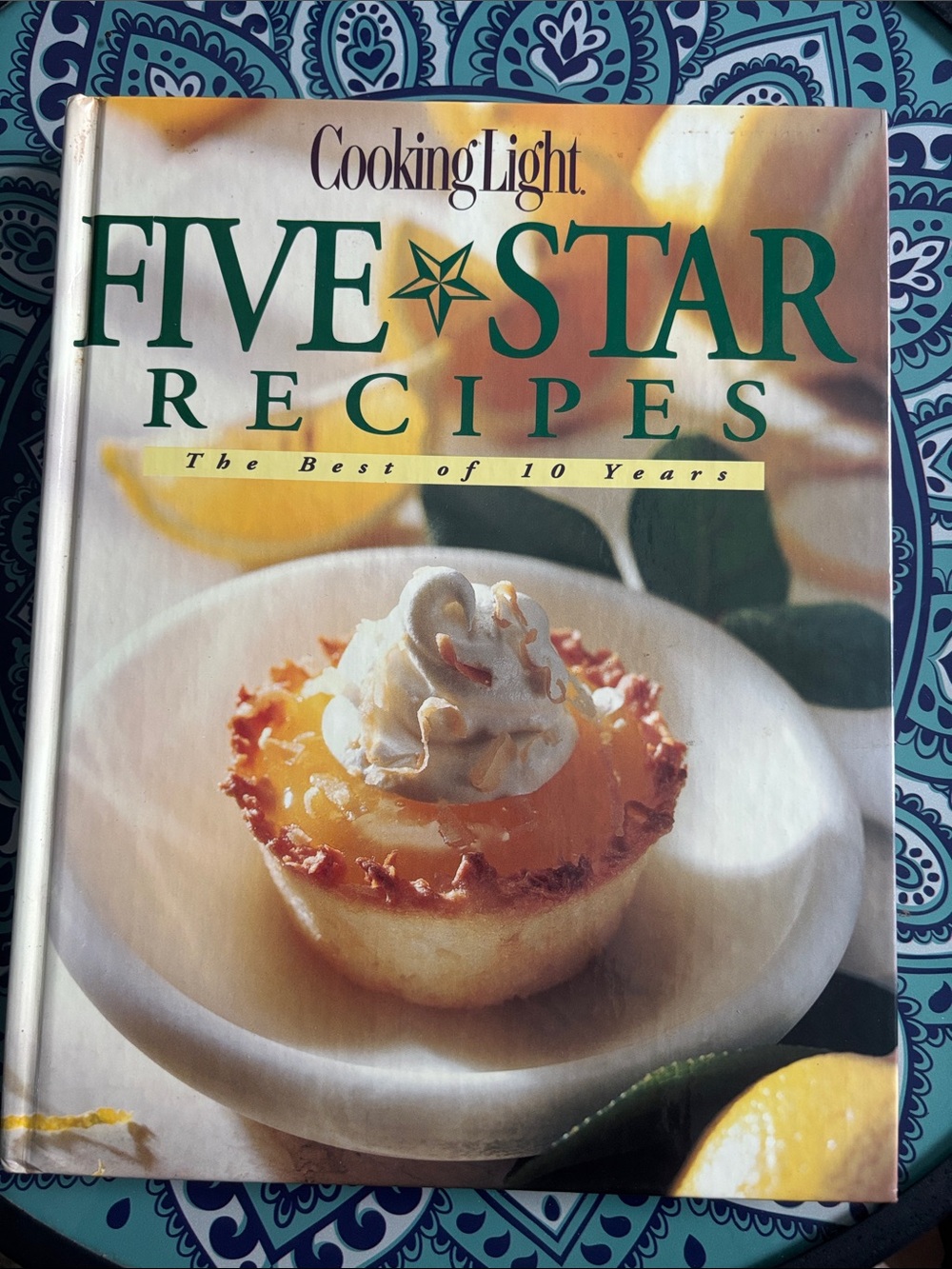 Cooking Light Five Star Recipes: The Best of 10 Years (Hardcover, 1996)